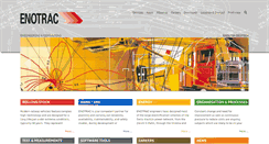 Desktop Screenshot of enotrac.com